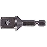 Adapter & Extension, 1/4" Drive Size, 1/2" Male Size, Ball, 2" L Rock Safety Industrial Ltd