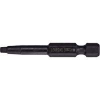 Embout extra dur pour outils &eacute;lectriques, Carr&eacute;e, Embout #3, Prise 1/4", Longueur 6" Rock Safety Industrial Ltd