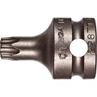 Socket Bit, Torx&reg; Tamper, 25 x 1" L, 3/8" Drive Rock Safety Industrial Ltd