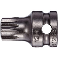 Socket Bit, Triple Square, 5 x 1" L, 3/8" Drive Rock Safety Industrial Ltd