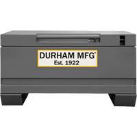 Jobsite Storage Box, 32" x 19" x 17-13/16", Steel, Grey Rock Safety Industrial Ltd