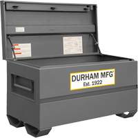 Jobsite Storage Box, 48" x 24" x 27-13/16", Steel, Grey Rock Safety Industrial Ltd