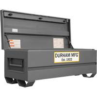 Jobsite Storage Box, 60" x 24" x 22-3/4", Steel, Grey Rock Safety Industrial Ltd