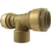 Quickline Air Piping Tee Connect, Brass, 1/2" Rock Safety Industrial Ltd