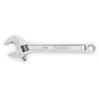 Adjustable Wrench, 12" L, 1-1/2" Max Width, Chrome Rock Safety Industrial Ltd