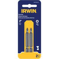 Embouts pour outils &eacute;lectriques, Phillips, Embout #1, Prise 1/4", Longueur 1-15/16" Rock Safety Industrial Ltd