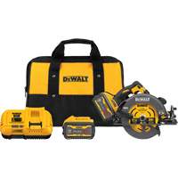 Ensemble scie circulaire sans fil Flexvolt Max** avec frein &eacute;lectrique, 7-1/4", 60 V Rock Safety Industrial Ltd