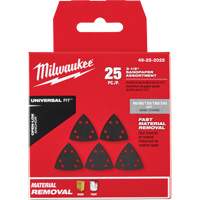 Ensemble de papiers abrasifs triangulaires 3-1/2" Open-Lok Rock Safety Industrial Ltd