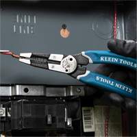 Klein-Kurve&reg; Heavy-Duty Wire Stripper, Cutter & Crimper Multi-Tool, 8-1/4" L, 8 - 20 AWG Rock Safety Industrial Ltd