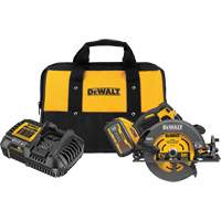Ensemble de scie circulaire sans balai Flexvolt Max avec frein &eacute;lectrique, 7-1/4", 60 V Rock Safety Industrial Ltd