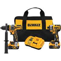 Max* Brushless Cordless Hammer Drill/Driver with Flexvolt Advantage & XR&reg; Impact Driver Kit, Lithium-Ion, 20 V Rock Safety Industrial Ltd