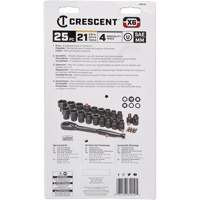 Mechanic's Tool Set, 25 Pcs, 3/8" Drive Size Rock Safety Industrial Ltd