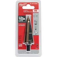 Step Drill Bit, 7/8"/#9 - 1-1/8"/#9 , 1/32" Increments, High Speed Cobalt Rock Safety Industrial Ltd