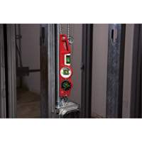 Die Cast Torpedo Level with 360 Degree Locking Vial, 10" L, Aluminum, 3 Vials, Magnetic Rock Safety Industrial Ltd