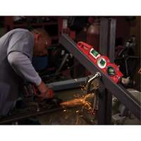 Die Cast Torpedo Level with 360 Degree Locking Vial, 10" L, Aluminum, 3 Vials, Magnetic Rock Safety Industrial Ltd