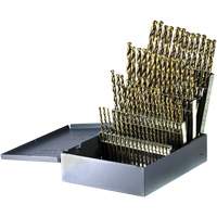 DRILLCO Heavy-Duty Jobber Length Drill Bit Set, 60 Pieces, Cobalt Rock Safety Industrial Ltd