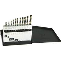 DRILLCO Metric Jobber Length Drill Bit Set, 13 Pieces, High Speed Steel Rock Safety Industrial Ltd