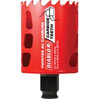 Scie cloche pour bois et m&eacute;tal, 2-1/4", Profondeur de la coupe 2-3/8", Carbure Rock Safety Industrial Ltd