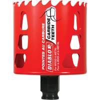 Scie cloche pour bois et m&eacute;tal, 2-3/4", Profondeur de la coupe 2-3/8", Carbure Rock Safety Industrial Ltd