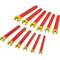 Jeu de cl&eacute;s ouvertes m&eacute;triques isol&eacute;es, 1000 V, 12 Mcx Rock Safety Industrial Ltd