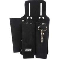Lineman's Tool Pouch, Multiple Tool Holder, Leather, 3 Pockets Rock Safety Industrial Ltd