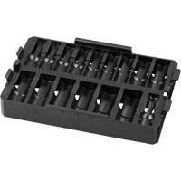 Packout Removable 16-Piece Organizer for Shockwave Impact Duty 1/2" Drive Sockets Rock Safety Industrial Ltd