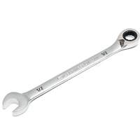 90-Tooth Reversible Ratcheting Wrench, 12 Point, 1/2", Chrome/Polished Finish Rock Safety Industrial Ltd