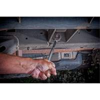 90-Tooth Reversible Ratcheting Wrench, 12 Point, 1/2", Chrome/Polished Finish Rock Safety Industrial Ltd