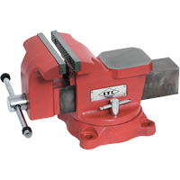 &eacute;tau de m&eacute;canicien &agrave; base pivotante, Largeur des m&acirc;choires 6", Profondeur de la gorge 3" Rock Safety Industrial Ltd