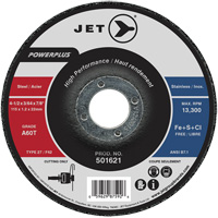 A60T PowerPlus Cut-Off Wheel, 4-1/2" x 3/64", 7/8" Arbor, Type 27, 13300 RPM Rock Safety Industrial Ltd