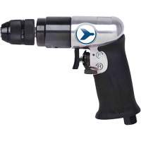 AD38VSR Perceuse pneumatique &agrave; vitesse variable, 6 pi³/min, 1/4" NPT, 3/8" mandrin, Sans cl&eacute; Rock Safety Industrial Ltd