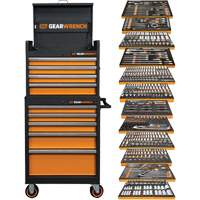 Rangement & jeu d'outils pour m&eacute;canicien, 791 morceaux Rock Safety Industrial Ltd