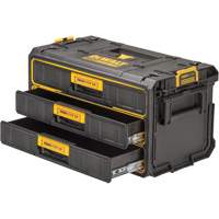 ToughSystem&reg; 2.0 Three-Drawer Unit, 21-4/5" x 12-3/10" x 12-3/5", Black/Yellow Rock Safety Industrial Ltd
