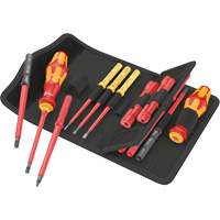 Jeu de tournevis isol&eacute;s pour vis fendues, 1000 V, 18 Mcx Rock Safety Industrial Ltd