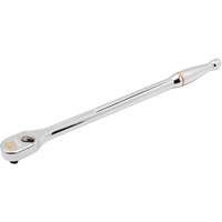 120XP Full Polish Chrome Extra Long Handle Teardrop Ratchet, 1/4" Drive, Ergonomic Handle Rock Safety Industrial Ltd