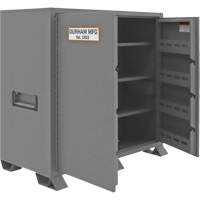 Armoire de rangement pour le chantier, Acier, 59 pi³, Gris Rock Safety Industrial Ltd