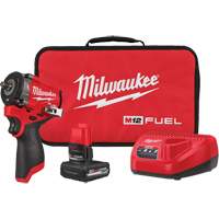 Fuel Stubby Impact Wrench Kit, 12 V, 3/8" Socket Rock Safety Industrial Ltd