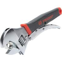 Cl&eacute; bimat&eacute;riau verrouillable et ajustable, 10" lo, la max. 2-18/25", Chrome/Poli Rock Safety Industrial Ltd