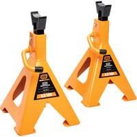 Ratcheting Jack Stand, Locking Pin, 6 tons Capacity, 15-3/4" - 24-1/2" H Rock Safety Industrial Ltd