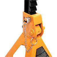 Ratcheting Jack Stand, Locking Pin, 6 tons Capacity, 15-3/4" - 24-1/2" H Rock Safety Industrial Ltd