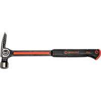 Marteau de charpente en acier avec face meul&eacute;e, 22 oz, Prise en Acier plein, 16" lo Rock Safety Industrial Ltd