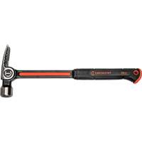 Marteau de charpente &agrave; face meul&eacute;e, 28 oz, Prise en Acier plein, 16" lo Rock Safety Industrial Ltd