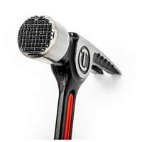 Marteau de charpente &agrave; face meul&eacute;e, 28 oz, Prise en Acier plein, 16" lo Rock Safety Industrial Ltd