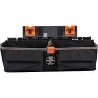 Module pour grande poche avec crochet en S Bucket Work Centre, Nylon, 3 pochettes, Noir/Orange Rock Safety Industrial Ltd