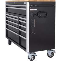 HDRC5212 HD Series Roller Cabinet, 12 Drawers, 51-1/4" W x 21" D x 40-3/10" H, Black Rock Safety Industrial Ltd