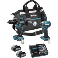 XGT Brushless 2-Tool Combo Kit, Lithium-Ion, 40 V Rock Safety Industrial Ltd