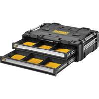 TOUGHSYSTEM&reg; 2.0 DXL 2 Drawers Unit, 30" x 21-13/20" x 10", Black/Yellow Rock Safety Industrial Ltd