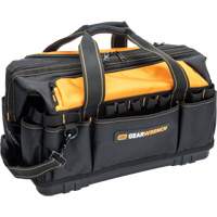 Sac &agrave; outils de 20" pour les professionnels, Nylon, 33 pochettes, Noir/Orange Rock Safety Industrial Ltd