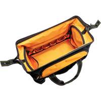 Sac &agrave; outils de 20" pour les professionnels, Nylon, 33 pochettes, Noir/Orange Rock Safety Industrial Ltd