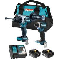 LXT Brushless 2 Tool Combo Kit, Lithium-Ion, 18 V Rock Safety Industrial Ltd